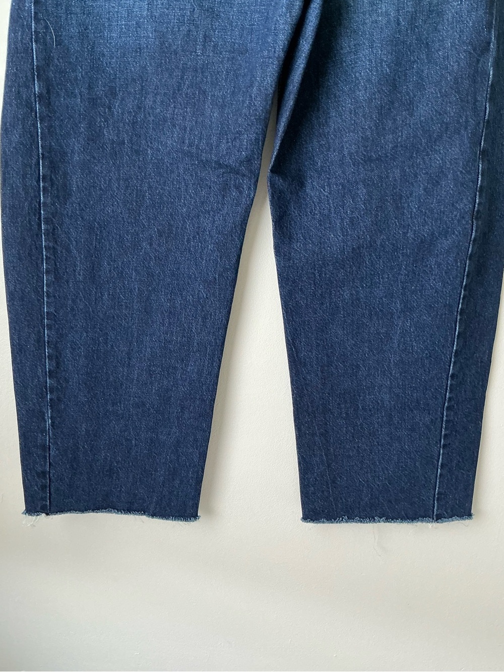MOTHER SUPERIOR Jeans Mid-Rise Full-Pipe Flood Fray Unplugged Blue Size 29 - Picture 9 of 16